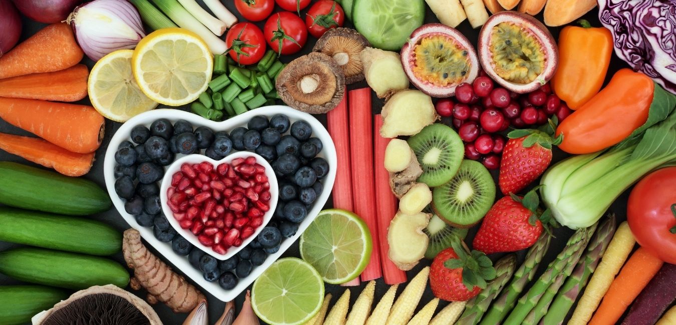gesundes Obst und Gemüse 